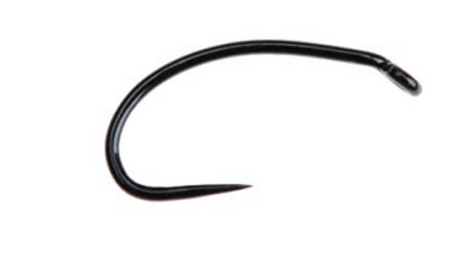 ICERIO 100PCS Barbless High-carbon Steel Fly Tying Hook Down Eye 1X Long  Shank 1X Strength Sproat Bend Fishing Hook