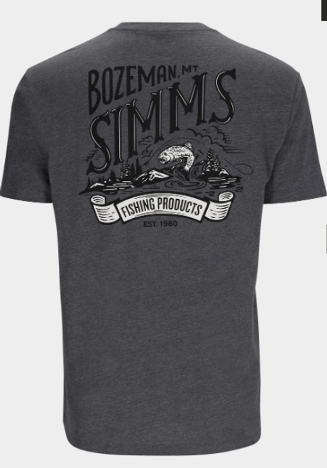 SIMMS MEN'S BOZEMAN SCENE TSHIRT