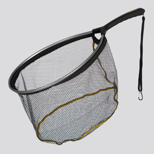 Soft Rubber Mesh Trout Net, Stable Fly Fishing Landing Net For