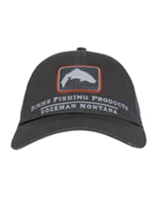 Fishing Cap Simms Trout Icon Trucker Regiment Camo Carbon