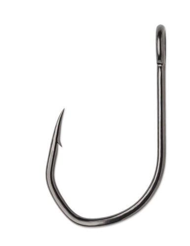 Vmc Techset Siwash Open Eye Hooks - Coastal Black