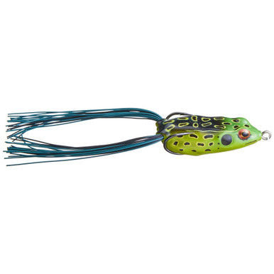 BOOYAH Poppin' Pad Crasher Jr Shad Frog 2 – Topwater Popping Frog Lure For Bass Fishing, Perfect For Shallow Water & Bank Fishing
