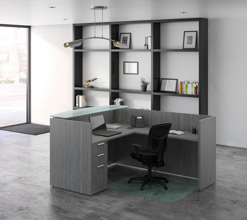 Worksimpli Performance Laminate PL laminate reception desk sets from Easy Office Furniture in Marietta and Atlanta GA