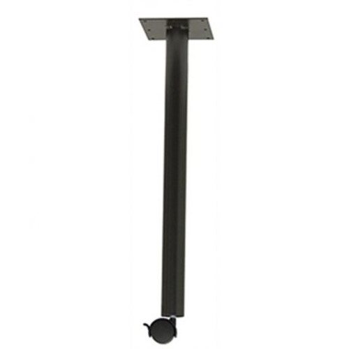 Training Table Post Leg Black with Caster (4 Pack)
