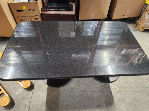 Used 42 x 72 Black Granite Dining Table. Very good condition and very HEAVY. Not 100% sure the material is Granite.



Easy Office Furniture
189 Cobb Pkwy N, Suite A4
Marietta, GA 30062
404 618 0224