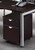 Elements Benching L-Desk Set with Mobile 2 Drawer Storage Pedestal