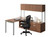 Elements Benching L-Desk Set with Storage Bench and Hutch