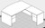 Worksimpli Performance Laminate PL laminate Bow Front desk sets from Easy Office Furniture in Marietta and Atlanta GA