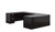 Performance Laminate U Desk with Bow Front Desk and 2 Storage Pedestals