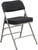 Metal Folding Chairs with Padded Seat and Back, Fabric 