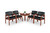 Wood Guest Chair in Antimicrobial Soft Vinyl