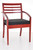 Gate Wood Guest Chair in Black Fabric