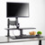Sit Stand Height Adjustable Desk Mount Riser with Keyboard Tray Single Monitor