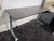 Height Adjustable Table Desk with New Table Top and Storage Cabinet
