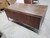 
Vintage Mid Century 1960's 1970's Lehigh Leopold 36Dx67W Executive Desk with Chrome Legs