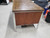 
Vintage Mid Century 1960's 1970's Lehigh Leopold 36Dx67W Executive Desk with Chrome Legs