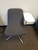 $150 each. 8 Used Paoli Fabric Swivel Lounge Chairs 18"H with Swivel Tablet Arms and Donati Aluminum Base. Also have (8) of the chairs in Beige without swivel tablet arms.