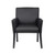 This Executive Box Arm Chair is beautifully upholstered in Black Caressoftplus Vinyl. The softness of the seat is bolstered by the ergonomic built-in lumbar support that it provides. It features spacious box arm styling and sits on Black wood legs that are both sturdy and stylish. The angular chair features an elegant, contemporary design that can provide your office or reception area with an upscale look. This is the chair for outfitting your office desk or a waiting room with comfort and class.

Back Adjustment: No
Arm Type: Fixed
Infinite Lock: No
Knee Tilt: No
Tilt Tension: No
Pneumatic Gas Lift: No
Upright Lock: No
Seat Slider: No
Chair Base: 4 Leg Black Wood
Casters: None
Weight Capacity: 275 lb