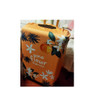 Elastic Polyester luggage cover for 80cm to 82cm Orange FLORAL
