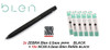 2x ZEBRA BLEN Ballpoint Pen 0.5mm BLACK + 10x ZEBRA NC05 0.5mm Refill BLACK