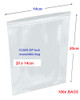 Clear Re-sealable plastic bag 20cm x 14cm - 100x bags