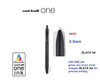 Uniball One Retractable Gel Pen 0.5mm UMN-S5BK - 10x BLACK