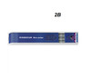 Staedtler 200 Mars Carbon Pencil Lead Refill 2mm 2B (12x BLACK Leads per pack)