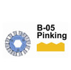 Carl B05 Pinking Blade Replacement for Trimmer