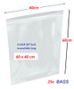 Clear Re-sealable plastic bag 60cm x 40cm XL - 25x bags