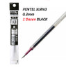 Pentel Energel XLRN3 Needle-Point Gel Ink 0.3mm REFILL - 1 DOZEN BLACK