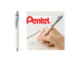 Pentel CLENA Energel BLN75LK Retractable Gel pens 0.5mm Mint Body - 10x BLACK