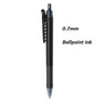 Zebra Tapli Clip Ballpoint Pen 0.7mm Tip - 10x BLACK ink
