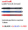 1.4mm -9x BLACK + 2x BLUE +1x RED