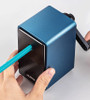 NUSIGN S077 manual pencil sharpener with 5 levels sharpness adjuster BLUE