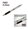 Zebra F402 Stainless Steel Retractable ball pen 0.7mm BLACK