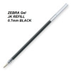 Zebra JK Gel Refill 0.7mm - 3x ONLY BLACK