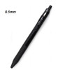Zebra Sarasa R Gel ink Pen 0.5mm Black Body Black Ink - 10x BLACK