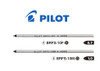 Pilot BRFS Refills (D1) BLACK  - 8x 0.7mm + 4x 1.0mm