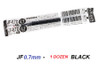 Zebra JF 0.7mm Gel ink Refills - 1 DOZEN BLACK
