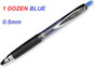 UNIBALL Signo Micro 207 Gel Rollerball Pen 0.5mm - 1 DOZEN BLUE