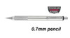 Zebra M701 Stainess Steel Mechanical Pencil 0.7mm