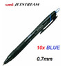 Uniball Jetstream Retractable Gel Pens 0.7mm SXN150-07  - 10x BLUE