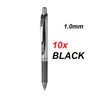 Pentel Energel BL80 Gel Ink 1.0mm pen - 10x  BLACK