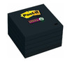 3M Super Sticky Post It Notes 3 x 3inch Black,  5-Pads / Pack