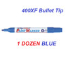 Artline Paint Marker EK400XF Bullet Tip 2.3mm - 1 DOZEN BLUE
