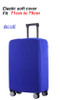 Elastic Polyester luggage cover for 75cm BLUE