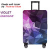 Elastic Polyester luggage cover for 71cm to 75cm VIOLET Diamond Elastic Polyester luggage cover for 71cm to 75cm VIOLET Diamond