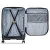  Delsey Shadow 5.0 75 cm Front Loading Hard Spinner Black  (Bonus Delsey toiletry bag)