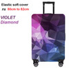 Elastic Polyester luggage cover for 80cm to 82cm VIOLET Diamond