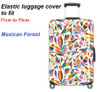 Elastic Polyester luggage cover for 71cm to 75cm Mexican Forest Elastic Polyester luggage cover for 71cm to 75cm Mexican Forest